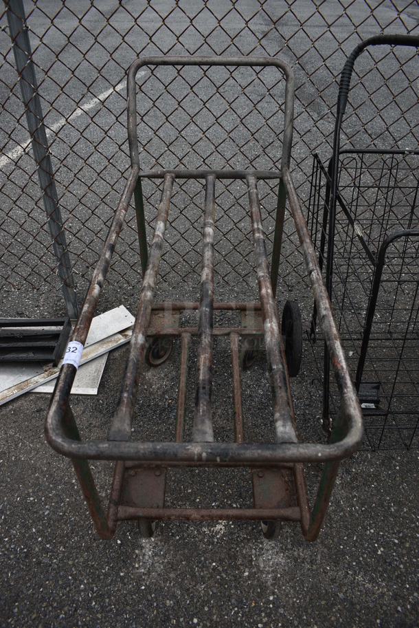 Metal Cart on Commercial Casters. 18x43x38 - Image 1 of 3