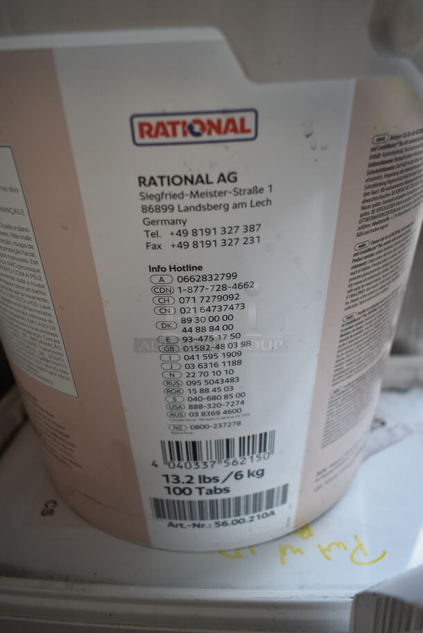 4 Buckets Including 6455600562 Rational 56.00.562 Care Tabs for SelfCookingCenter Combi Ovens with Care Controls - 150/Case, Rational Reiniger Tab P Frei Cleaner Tabs. 4 Times Your Bid! - Image 10 of 10