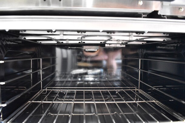 BRAND NEW SCRATCH AND DENT! 2023 Garland SS686 Stainless Steel Commercial Sentry Series 6 Sealed Burner Electric Restaurant Range with Standard Oven. 240 Volts, 3 Phase - Image 7 of 9