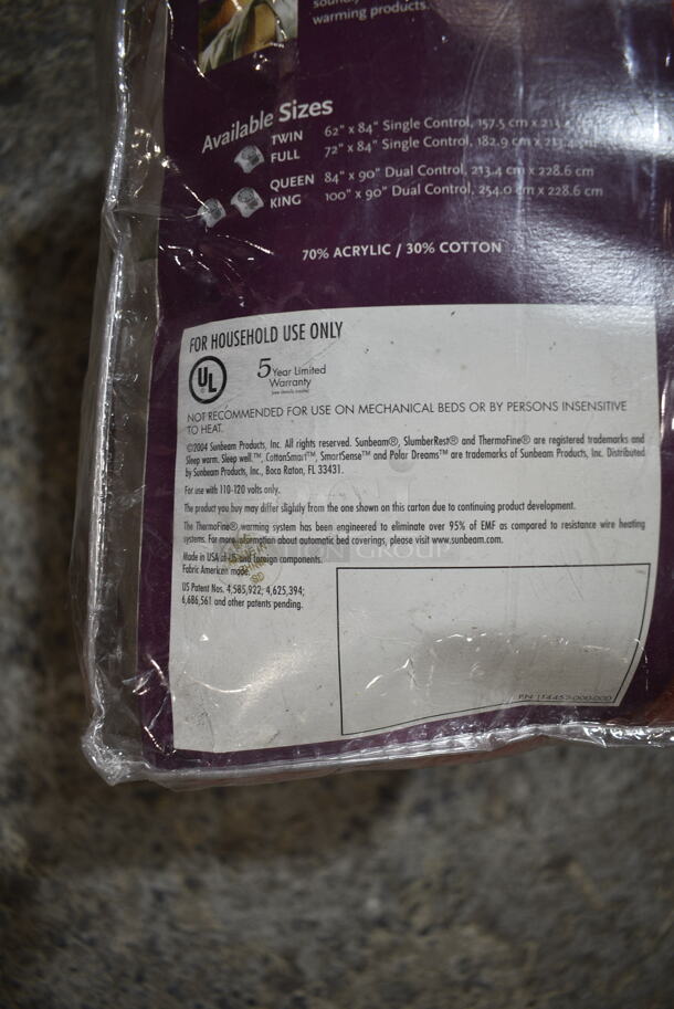2 Items; Black Briefcase and Slumber Rest Warming Blanket. 2 Times Your Bid! - Image 5 of 12