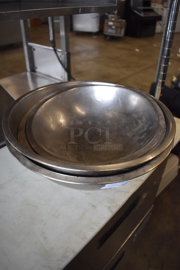 4 Various Metal Bowls. Includes 13x13x5.5. 4 Times Your Bid! - Image 3 of 5
