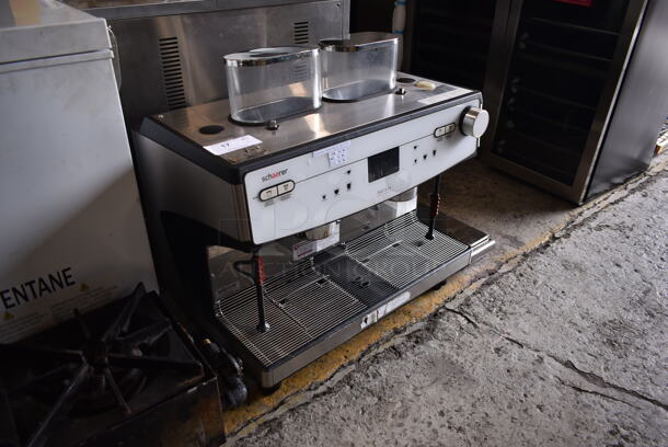 2018 Schaerer Barista Stainless Steel Commercial Countertop 2 Group Espresso Machine w/ 2 Steam Wands and 2 Hoppers. 208/240 Volts, 1 Phase. - Image 3 of 7