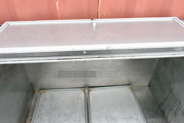 Beverage Air SM49N Stainless Steel Commercial Milk Cooler on Commercial Casters. 115 Volts, 1 Phase.  - Image 4 of 7