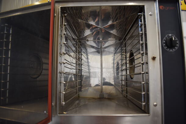 Groen HY-10SG HyPlus Stainless Steel Commercial Natural Gas Powered 2 Deck Steam Cabinet. 24x34x72 - Image 11 of 12