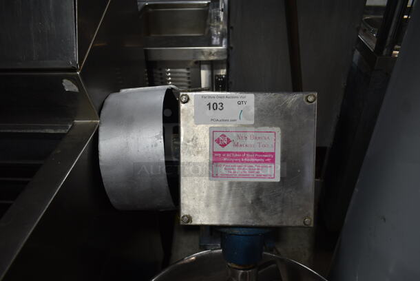 New Bhavna Metal Commercial Countertop Mixer w/ Pastry Attachment and Metal Bowl. Cannot Test Due To Plug Style  - Image 3 of 5