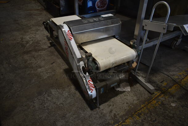 Jingmeihuayan Metal Commercial Countertop Dough Sheeter. Cannot Test Due To Missing Power Cord - Image 3 of 5