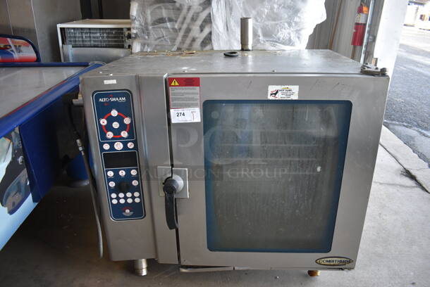 Alto Shaam Model 10.10 ES Stainless Steel Commercial Electric Powered Combitherm Convection Oven w/ View Through Door and Metal Oven Racks. 208-240 Volts, 3 Phase. 42x32x39 - Image 1 of 8