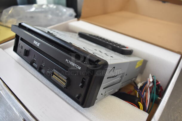 IN ORIGINAL BOX! Pyle PLT85BTCM Car Stereo Receiver System. 7.5x7.5x2.5 - Image 3 of 7