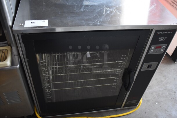 Henny Penny SCD-6 Stainless Steel Commercial Electric Powered Holding Warming Cabinet. 208 Volts, 1 Phase.