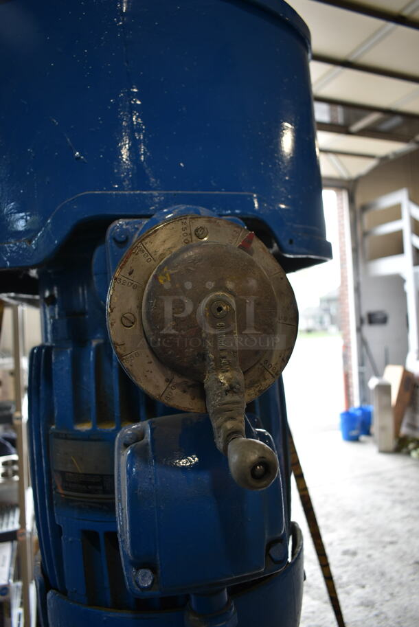 Blue Metal Commercial Floor Style Post Mixer / Disperser. 440 Volts, 3 Phase. - Image 9 of 10