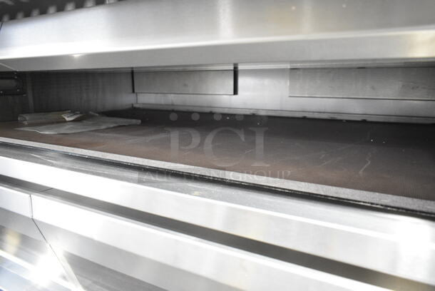 3 BRAND NEW SCRATCH AND DENT! 2022 Salva 2013 NXE-3009-B3-V3 Stainless Steel Commercial Electric Powered Single Deck Bakery Oven Pizza Ovens w/ Under Shelf on Commercial Casters. 208-240 Volts, 3 Phase. 3 Times Your Bid! - Image 4 of 12