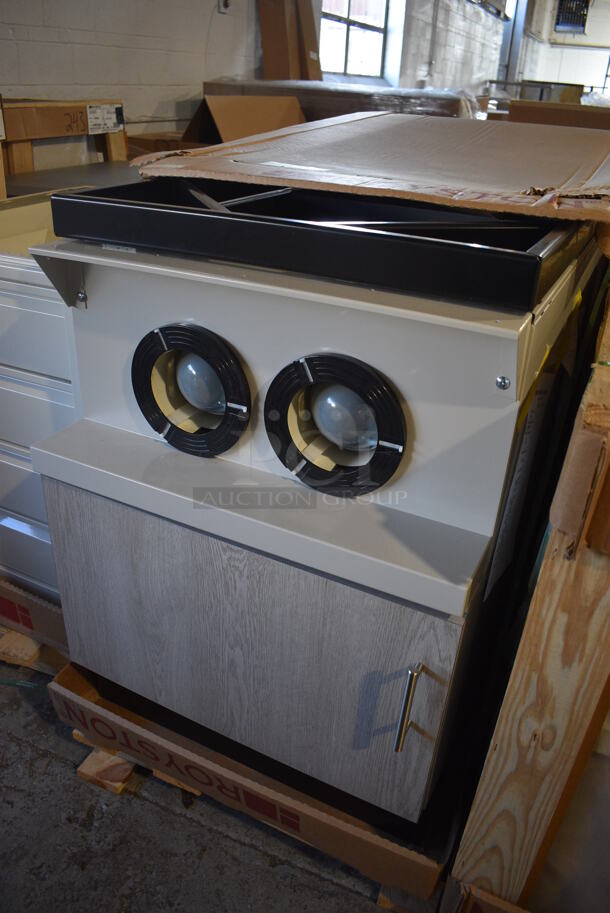 BRAND NEW! Royston 62091120-296 Metal Soda Station w/ 2 Cup Dispensers and 2 Doors. 24x36x32 - Image 6 of 7