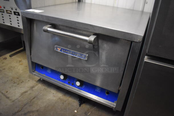 Bakers Pride Stainless Steel Commercial Countertop Pizza Oven w/ Cooking Stones. 208 Volts, 1 Phase. 26x28x21 - Image 3 of 6