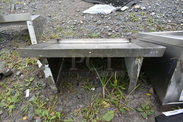 Stainless Steel Wall Mount Shelf. - Image 3 of 3