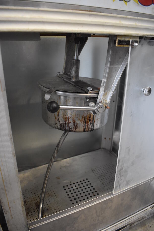 Gold Medal 2001ST Metal Commercial Countertop Popcorn Machine Merchandiser. 120 Volts, 1 Phase. 27x20x41. Cannot Test Due To Plug Style - Image 5 of 6