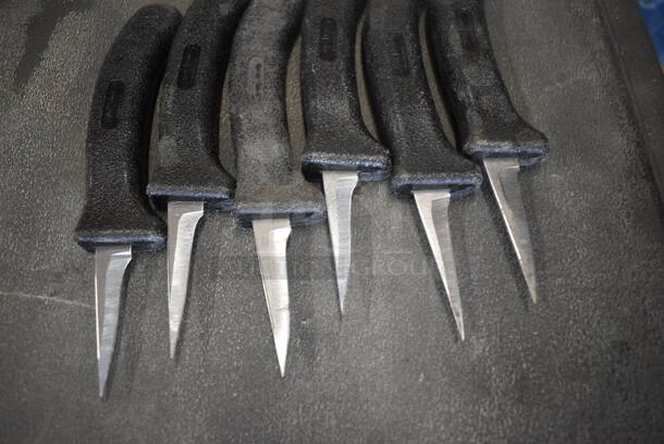 6 Sharpened Stainless Steel Poultry Knives. Includes 7.5". 6 Times Your Bid! - Image 2 of 4