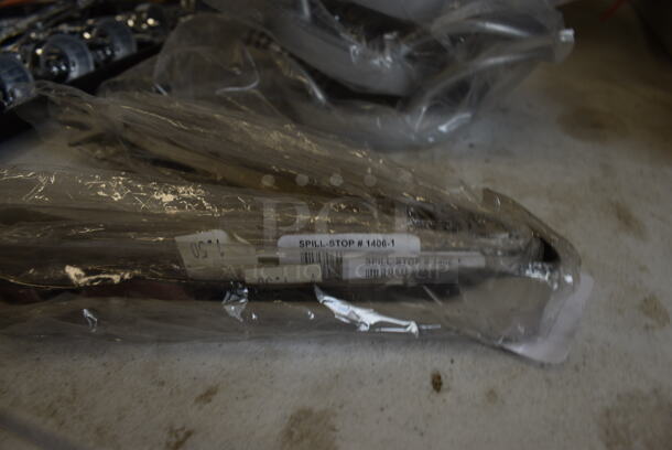 ALL ONE MONEY! Lot of 9 BRAND NEW! Metal Tongs. 6.5" - Image 2 of 3