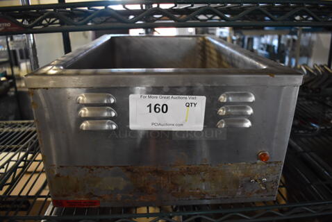 American Permanent Ware W3-V Stainless Steel Commercial Countertop Food Warmer. 120 Volts, 1 Phase. 14.5x23x9. Tested and Working!