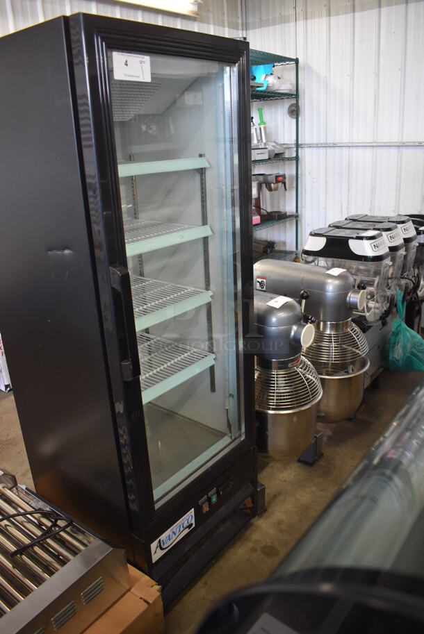 Avantco 178GDC10HCB Metal Commercial Single Door Reach In Cooler Merchandiser w/ Poly Coated Racks. 115 Volts, 1 Phase. 22x23x64. Tested and Working! - Image 2 of 8
