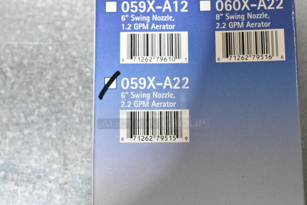 2 Various Items Including T&S 059X-A22 Faucet and Regency 600FWM812 Wall Mount Faucet with 8" Centers and 12" Swing Spout. 2 Times Your Bid!  - Image 3 of 5
