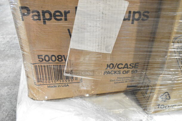 27 BRAND NEW Boxes Including 500CC12 Choice Clear PET Customizable Plastic Cold Cup - 12 oz. - 1000/Case, 5008W Choice 8 oz. Tall White Poly Paper Hot Cup - 1000/Case, 4 Box 130BKFKSNSPX500 Choice Black Extra Heavy Weight Wrapped Plastic Cutlery Pack with Napkin and Salt and Pepper Packets - 500/Case, 500TO993 Choice 9" x 9" x 3" Microwavable 1-Compartment Black / Clear Plastic Hinged Container - 100/Case, 127CH08F Choice 8 oz. Clear RPET Tall Hinged Deli Container - 200/Case, Solo 626NSL Prima PET Plastic Cold Cup Strawless Lid - 1000/Case. 27 Times Your Bid!  - Image 4 of 12