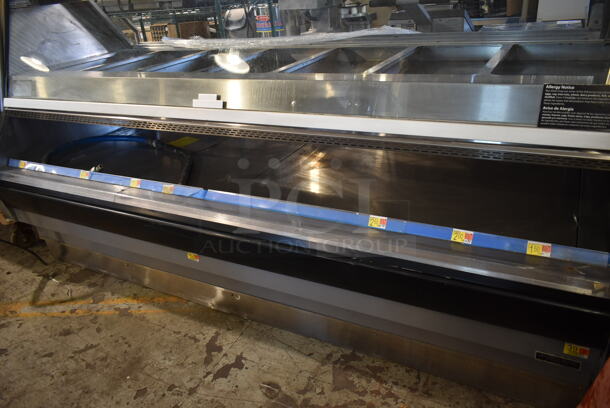 2017 Custom Deli's Inc DILW80BSS Stainless Steel Commercial Floor Style Heated Display Case Merchandiser. 120/208 Volts, 1 Phase.  - Image 3 of 5