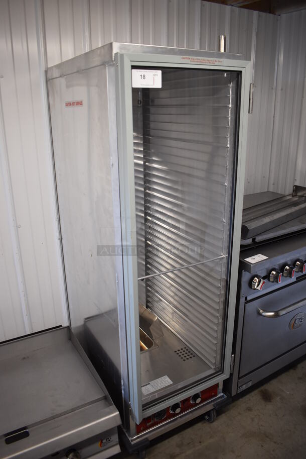 LIKE NEW! Avantco 177HPI1836 Stainless Steel Commercial Heated Holding Cabinet on Commercial Casters. 120 Volts, 1 Phase. 21x32x67. Tested and Working! - Image 3 of 7