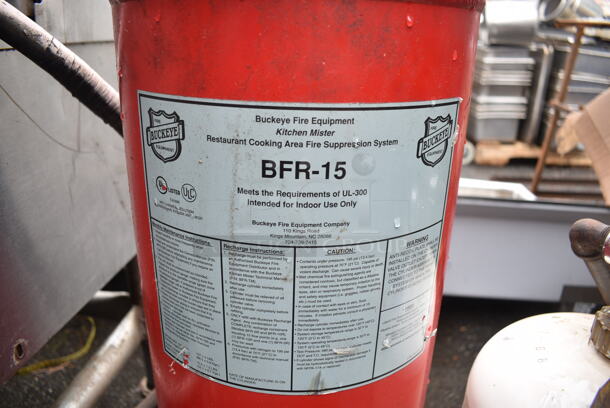 2 Metal Fire Suppression Tanks; Range Guard and Buckeye. 2 Times Your Bid! Buyer Must Pick Up - We Will Not Ship This Item. - Image 9 of 10