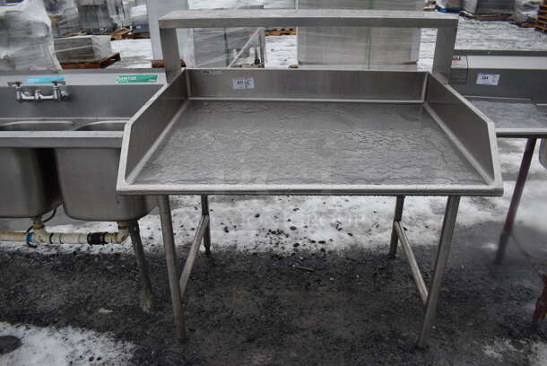 Stainless Steel Commercial Table w/ Over Shelf. 48x36x51 - Image 1 of 3