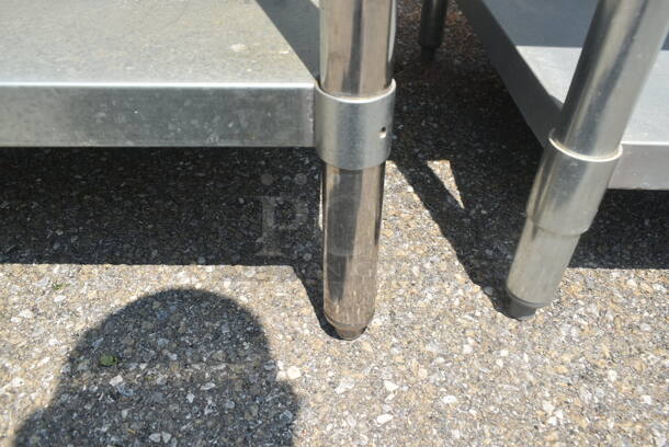 Stainless Steel Commercial Table w/ Metal Under Shelf. - Image 4 of 4