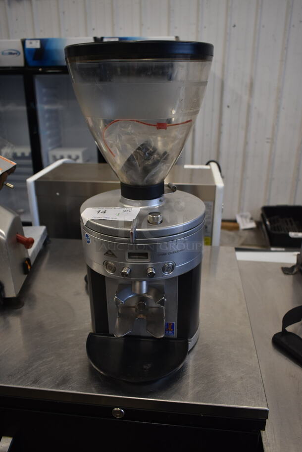 Mahlkonig K30ES/12 Metal Commercial Countertop Espresso Bean Grinder. 115 Volts, 1 Phase. Tested and Working!