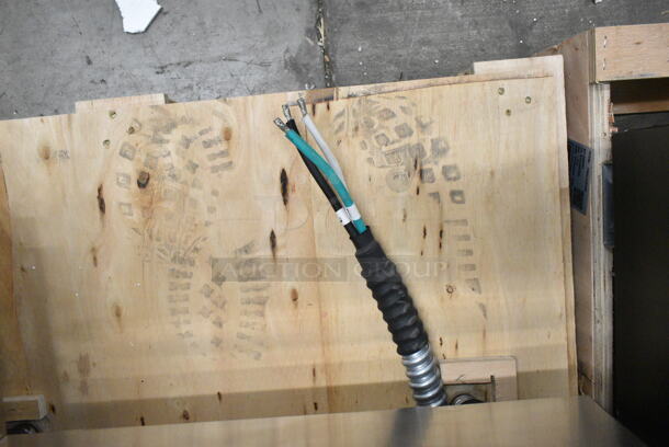 BRAND NEW SCRATCH AND DENT! Cooking Performance Group CPG 351ICOEB Stainless Steel Commercial Countertop Electric Powered Conveyor Pizza Oven. Missing Belt. 208 Volts, 1 Phase.  - Image 5 of 8