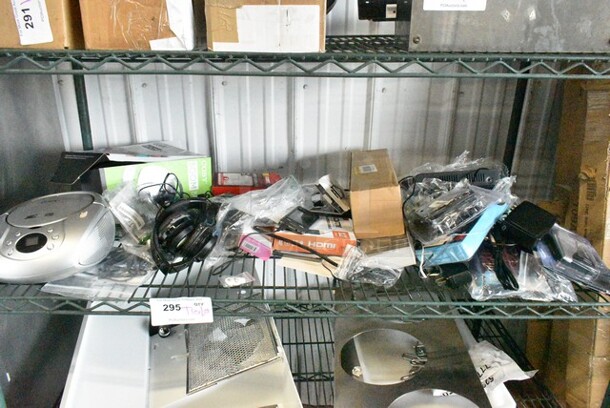ALL ONE MONEY! Tier Lot of Various Items Including Coby Disc Player, Coby MP3 Player, Coby Cassette Player - Image 1 of 5