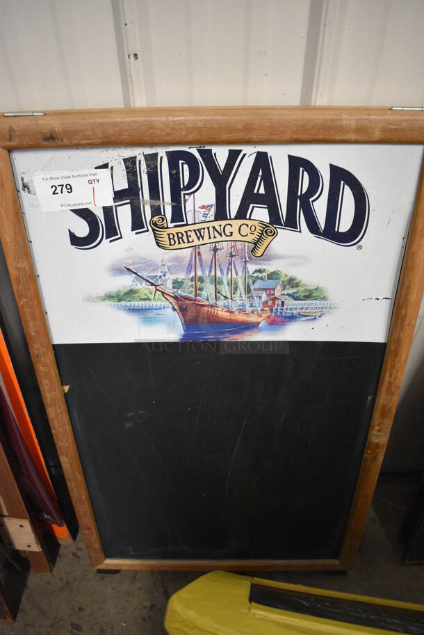 Shipyard Double Sided A Frame Sidewalk Sign. 24x2x41