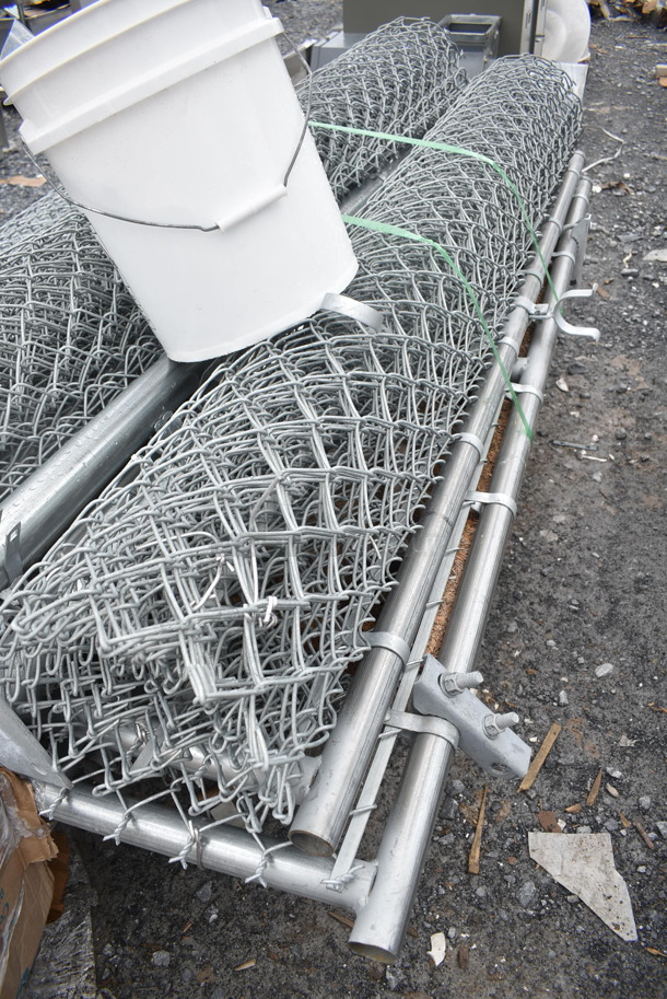 ALL ONE MONEY! Lot of Chain Link Fencing w/ Posts.  - Image 6 of 9