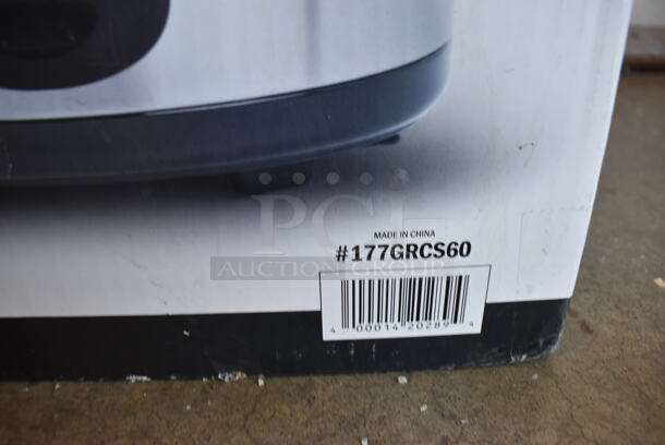 LIKE NEW! Galaxy 177GRCS60 60 Cup (30 Cup Raw) Sealed Electric Powered Metal Countertop Rice Cooker / Warmer. 120 Volts, 1 Phase. Used a Few Times at Trade Show as a Demonstration. 19x14x14. Tested and Working! - Image 7 of 7