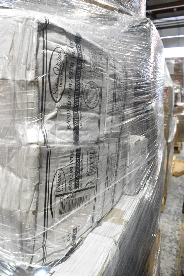 27 BRAND NEW Boxes Including 500CC12 Choice Clear PET Customizable Plastic Cold Cup - 12 oz. - 1000/Case, 5008W Choice 8 oz. Tall White Poly Paper Hot Cup - 1000/Case, 4 Box 130BKFKSNSPX500 Choice Black Extra Heavy Weight Wrapped Plastic Cutlery Pack with Napkin and Salt and Pepper Packets - 500/Case, 500TO993 Choice 9" x 9" x 3" Microwavable 1-Compartment Black / Clear Plastic Hinged Container - 100/Case, 127CH08F Choice 8 oz. Clear RPET Tall Hinged Deli Container - 200/Case, Solo 626NSL Prima PET Plastic Cold Cup Strawless Lid - 1000/Case. 27 Times Your Bid!  - Image 10 of 12