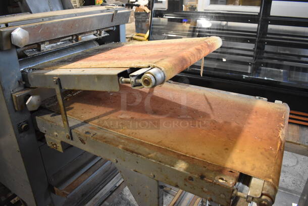 Moline Metal Commercial Floor Style Dough Sheeter on Commercial Casters. 115 Volts, 1 Phase. 55x32x61. Tested and Working! - Image 3 of 7