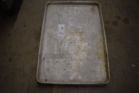 5 Metal Full Size Baking Pans. 18x26x1. 5 Times Your Bid!