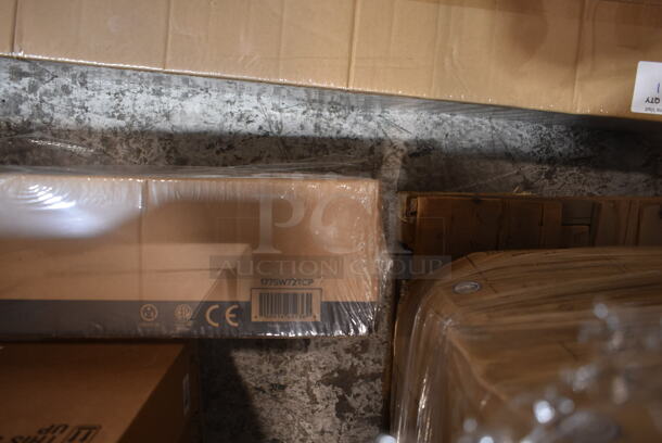 BRAND NEW IN BOX! Avantco 177SW72TCP Stainless Steel Commercial 72" High Wattage Strip Warmer with Toggle Controls. 120 Volts, 1 Phase. - Image 5 of 5