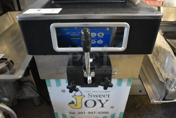 Icetro SSI 1511G Stainless Steel Commercial Countertop Air Cooled Single Flavor Soft Serve Ice Cream Machine. 230 Volts. 15.5x28.5x30 - Image 6 of 8