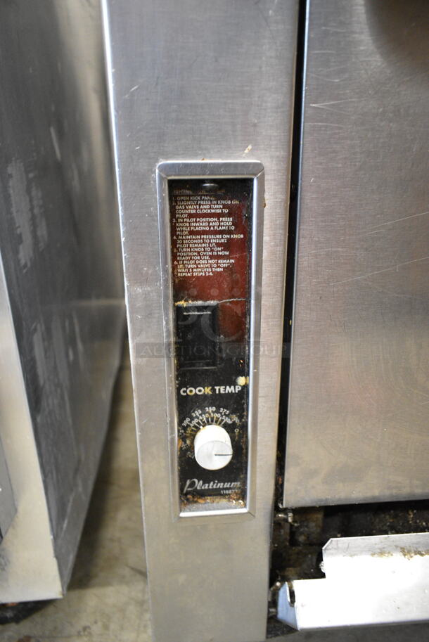 Southbend Platinum P36D-GRAD Stainless Steel Commercial Natural Gas Powered Single Burner Range w/ Salamander Cheese Melter and Oven - Image 5 of 9