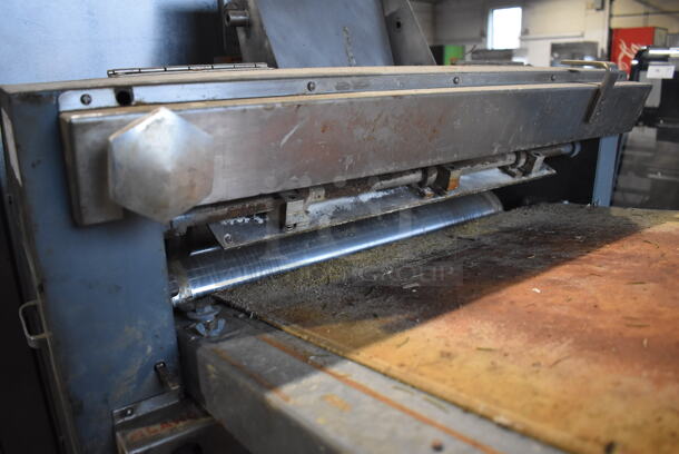 Moline Metal Commercial Floor Style Dough Sheeter on Commercial Casters. 115 Volts, 1 Phase. 55x32x61. Tested and Working! - Image 6 of 7