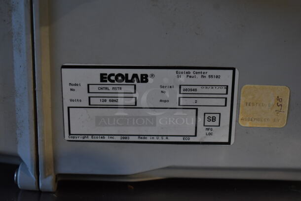 Ecolab CNTRL MSTR Control Box. 120 Volts, 1 Phase.  - Image 4 of 4