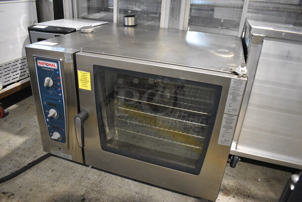 2017 Rational Model CMP62 Stainless Steel Commercial Electric Powered Combitherm Convection Oven w/ View Through Door. 208 Volts, 3 Phase. 42x38x44 - Image 3 of 8