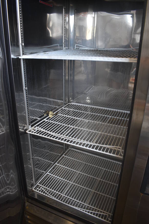 Turbo Air Model MSR-49NM Stainless Steel Commercial 2 Door Reach In Cooler w/ Poly Coated Racks. 110-120 Volts, 1 Phase. 54x31x78 - Image 6 of 8