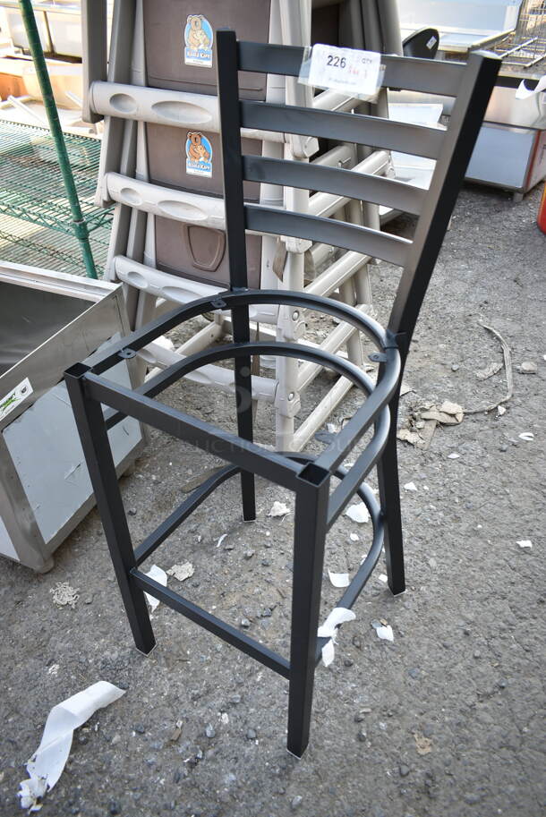 BRAND NEW SCRATCH AND DENT! Lancaster Table & Seating 164BMTLADFR Metal Bar Height Chair Frame. - Image 4 of 7