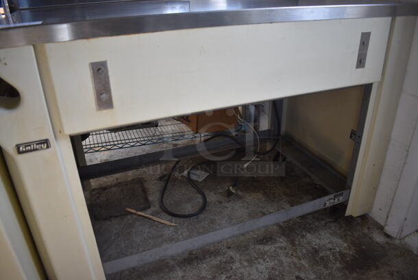 Galley Model 9330W Stainless Steel Commercial Portable Work Station w/ Back Splash on Commercial Casters. 52x28x40 - Image 3 of 5