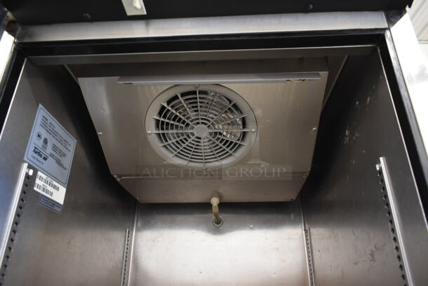 Turbo Air M3F19-1 Stainless Steel Commercial Single Door Reach In Freezer w/ Poly Coated Racks. 115 Volts, 1 Phase. Tested and Working! - Image 6 of 7
