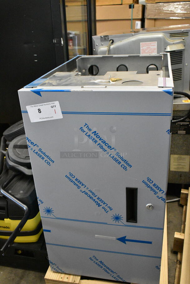 BRAND NEW SCRATCH AND DENT! 2024 Hoshizaki SD-271 Ice Machine and Water Dispenser Stand with Lockable Door  - Image 1 of 5